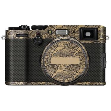 Imagem de X100F Película antiarranhões para câmera FujiFilm X 100F Vinil Wrap Film Protector Coat Acessórios de Fotografia Adesivo X-100F (Ouro Onda)