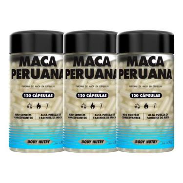 Imagem de Kit 3 Unidades Body Nutry  Suplemento em Cápsulas 120 cada