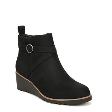 Imagem de LifeStride Bota feminina de cano curto Zinfandel, Microfibra preta, 7