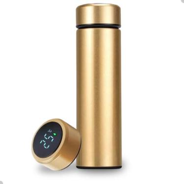 Imagem de Garrafa Térmica Digital 500ml Inox com Display de Temperatura - Genéri
