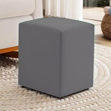 Imagem de Puff Banqueta Moderna Apoio De Pé Decorativo Sala Quarto Cozinha - Rea