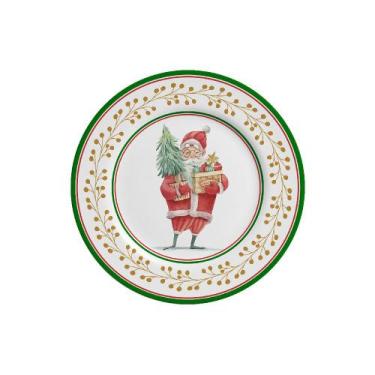 Imagem de Conjunto c/ 6 Pratos de Sobremesa Ho Ho Ho B Natal Alleanza