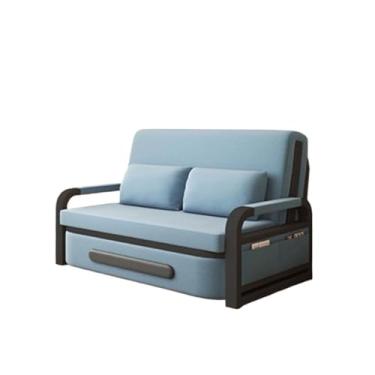 Imagem de Sofá-cama dobrável Sofá-cama conversível para apartamento pequeno, dobrável, extensível e multifuncional para varanda(Médio)