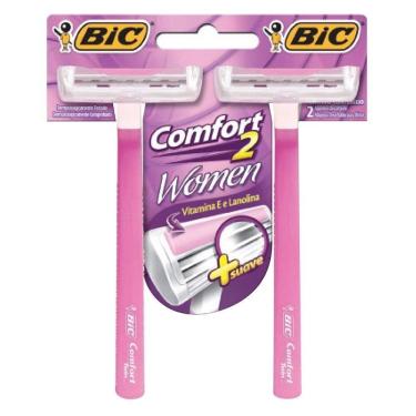 Imagem de Aparelho de Depilação Bic Comfort Twin For Women - 12 Embalagens com 2 Unidades