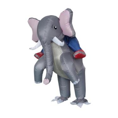 Imagem de Vaveren Fantasia de elefante inflável para adultos para homens e mulheres para bar