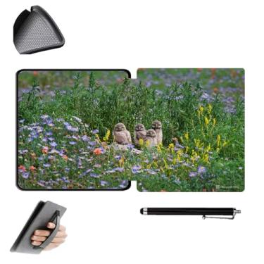 Imagem de GUKSRASO Capa para Kindle Oasis 10ª/9ª Geração 2019/2017 (Modelo: CW24WI/S8IN4O) - Adequado Apenas para 7 Polegadas, Capa Protetora Fina e leve de TPU com Alça de Mão e Caneta