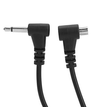 Imagem de Cabo de sincronização de PC flash enrolado estendido 12 polegadas / 30 cm, plugue de 2,5 mm para cabo de sincronização de PC macho para câmera desligada do flash da máquina