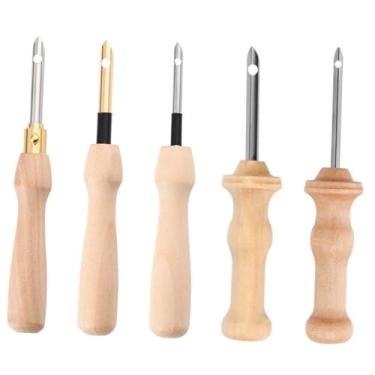 Imagem de Kit de agulhas de perfuração de bordado faça você mesmo, agulhas de ponto cruz, kit de agulhas de perfuração de bordado para adultos iniciantes kit de perfuração de agulha para fio não tecido