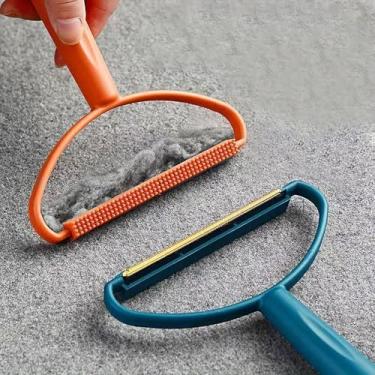 Imagem de 2 peças de limpador de poeira retrátil sob o aparelho, escova de poeira de microfibra com haste de extensão espanador de limpeza para cama tetos altos móveis inferior espanador de lacuna doméstica