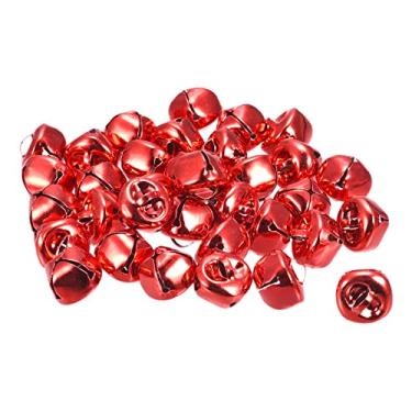 Imagem de Jingle Bells, 15 mm (5/20.3 cm), 24 sinos pequenos para artesanato, Natal, decoração de férias, festa musical, casa, festival, casamento, vermelho