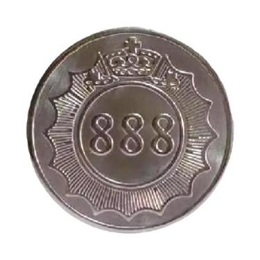 Imagem de 100 Peças De Fichas De Moeda De Aço Inoxidável Com Design Clássico De 