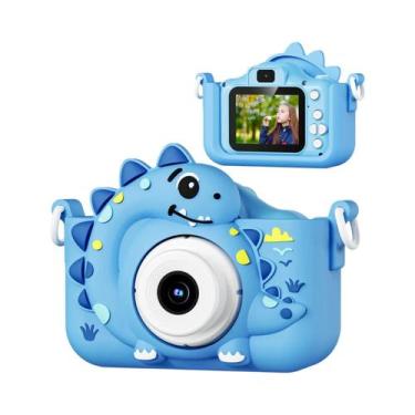 Imagem de Câmera Digital Infantil Dinossauro 1080P HD Para Vlogging E Fotografia