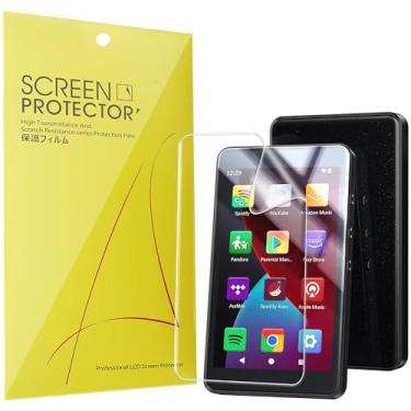 Imagem de Lamshaw Protetor de tela compatível com PECSU G4S MP3 Player, [pacote com 6] Película transparente TPU de cobertura total compatível com PECSU G4S 10.2 cm MP3 Player (pacote com 6)