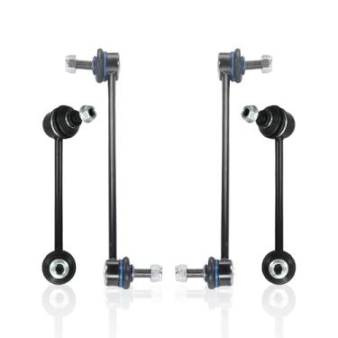 Imagem de HAWK BROTHER Elo de barra oscilante, K750670 K750671, K80296 4 peças de elos de extremidade de barra oscilante dianteiros e traseiros compatíveis com Mazda 6 Mazda 3 2014-2018, 2013-2018 CX-5, 2016