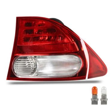 Imagem de Luz traseira compatível com Honda Civic Sedan Hybrid 2009 2010 2011 substitui: 33501SNAA51