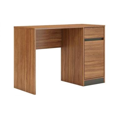 Imagem de Mesa Escrivaninha Casal Office Morada Com 1 Porta E 1 Gaveta Amendola Touch/grafito - Demóbile