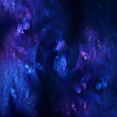 Imagem de Quadro Decorativo Celestial com Estampa de Céu Noturno e Planetas - Arte Cosmológica para Sala Quarto Escritório 30x30cm