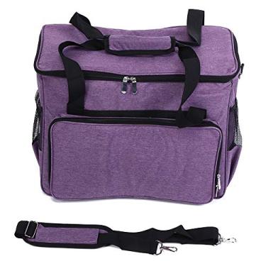 Imagem de Bolsa de armazenamento para máquina de costura, capa protetora contra poeira, à prova d'água, resistente ao desgaste, capa protetora de tecido Oxford para entusiastas de tricô,