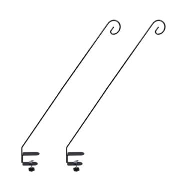 Imagem de Estink Gancho de Convés para Serviço Pesado, Braçadeira Ajustável de 80 Cm No Gancho de Trilho para Corrimão de Convés Com Construção de Ferro à Prova de Ferrugem Com Revestimento Em