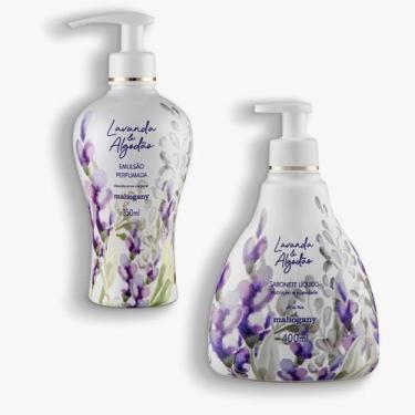 Imagem de Kit Lavanda & Algodão Sabonete Líquido e Hidratante - Mahogany