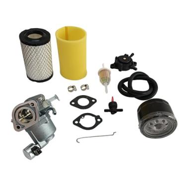 Imagem de Goodfind68 Novo carburador compatível com JOHN DEERE Z525E S130 22HP V-twin cortador de grama a gás com bomba de combustível com filtro de ar