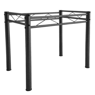 Imagem de Pé De Mesa De Jantar Tubular 1,00 Retangular Para Tampo De Pedra Mármo