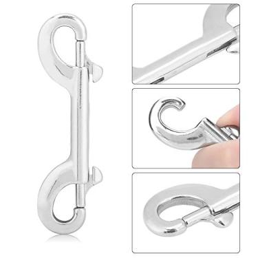 Imagem de DIVING316 Parafuso de Pressão de Mergulho de Extremidade Dupla Em Aço Inoxidável Ideal para Equipamento de Mergulho Marítimo Prata 10 Cm