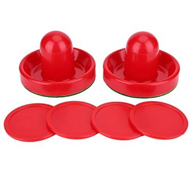 Imagem de Conjunto de Empurradores Leves para Hóquei No Gelo, Acessórios para Jogos de Mesa, Vermelho, Verde, L M, Entretenimento Divertido (Tamanho grande 96mm)
