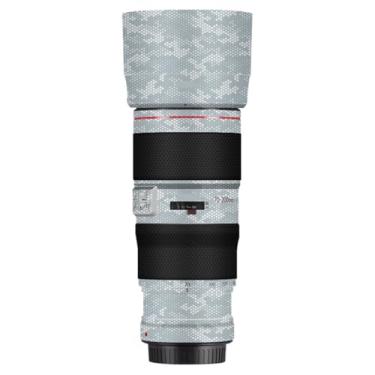 Imagem de Adesivo de lente de câmera EF 70-200 4II para Canon EF 70-200 mm F4 II protetor de película, decalque de vinil (cinza âmbar branco)