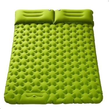 Imagem de Colchão Inflável Casal Dobrável Portátil para Acampamento 196x125cm com Conforto Extra Pratiarejo