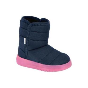 Imagem de Bota Baby Menina Molekinha Led Lycra Perola 2185.200 Cor:;Tamanho:25-Feminino