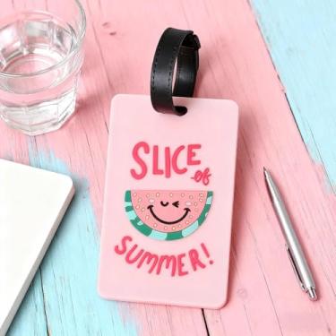 Imagem de 1 peça de etiqueta de bagagem de silicone identificador de mala de viagem chaveiro de cartão de embarque para presente de viagem acessório