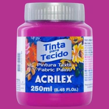 Imagem de Tinta para Tecido Fosca 250ml Acrilex - Cores Quentes - 04125, MAGENTA