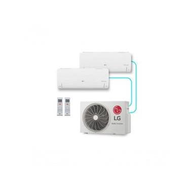Imagem de Ar Condicionado LG Dual Inverter Voice + AI Bi-Split Frio (Evaporadoras 9.000 + 9.000 BTU) 220V