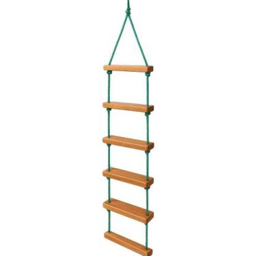 Imagem de Escada de Corda Infantil em Madeira  5 Degraus / 3,5m - TotagMarcenari