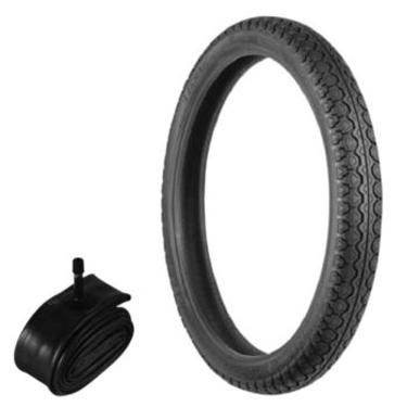 Imagem de Kit Pneu Biz 100/125 Pop 100 60/100-17 Tiger Technic + Câmara Novo