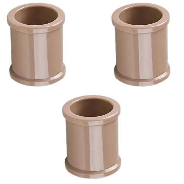 Imagem de Luva Pvc 32Mm Soldável Conexão Encanamento Kit 03 Un