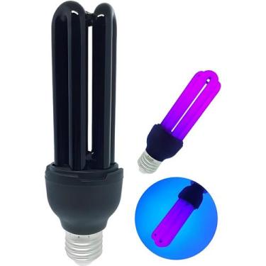 Imagem de Lâmpada Fluorescente Eletrônica LED Luz Negra Balada 36w 220v festa ha