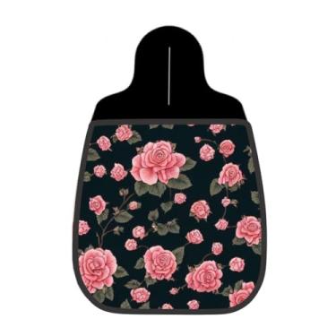 Imagem de Lixeira De Carro Organizador Lixinhocar Rosas Românticas Escuro