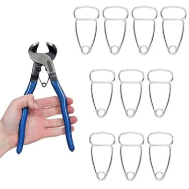 Imagem de 10 grampos de mola de esquadria, grampos de esquadria para canto de corte, grampos de moluscos carregados para marcenaria, grampos de mola para acabamento de madeira e molduras de molduras, acessórios