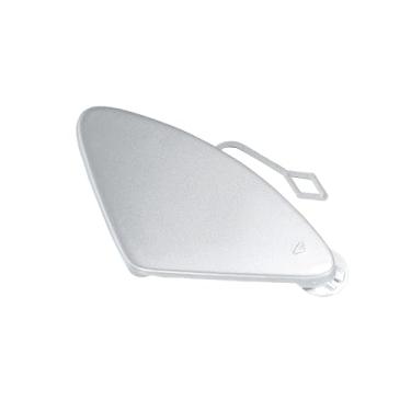 Imagem de ACROPIX Tampa de orifício de gancho de reboque de carro compatível com BMW Série 3 320i 328i 335i 2013-2015, peças de carro de para-choque dianteiro de plástico durável prateado