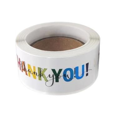 Imagem de Sclmgo 120 Adesivos de Agradecimento, Adesivos para Fechar Envelopes, Etiquetas Multiuso, Adesivos para Pequenas Empresas, Envelopes de Festa, Aniversários,