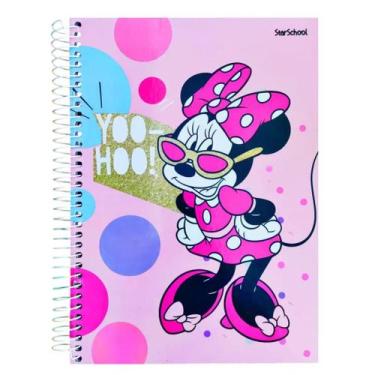 Imagem de Caderno espiral universitário minnie c/ 80 folhas - jandaia