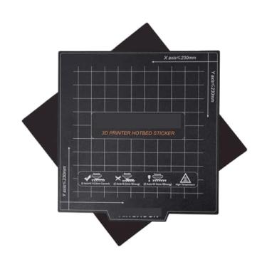 Imagem de Cama de calor magnética flexível - placa de construção magnética macia de 180x18 0/235x235mm A+B, compatível com impressoras 3D KP3S/KP5L/Ender 3(180x180mm)