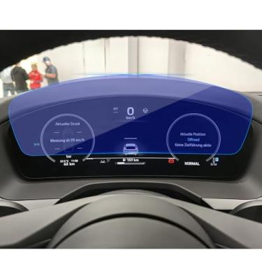 Imagem de APKPKPKU Protetor de tela com bloqueio de luz azul para painel LCD 2026 2025 2024 Panamera4s/911 para Porsche Panamera/911 12,6 polegadas, vidro temperado, tela sensível ao toque, transparente