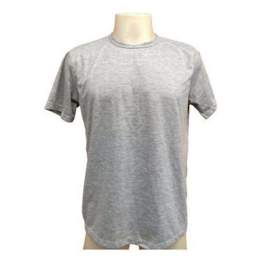 Imagem de Kit 40 Camisetas Poliéster Sublimação. Revenda. - Gota Moda, GG, Cinza