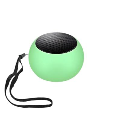 Imagem de Mini Caixa de Som Bluetooth 3W, Wireless, Portátil, com Rádio FM, USB, Cartão TF, Bateria 450mAh, Disponível em Preto, Azul, Bege, Verde, Amarelo (Verde)