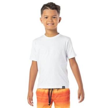 Imagem de Camiseta Infantil Vrasalon Básica Manga Curta Verão Algodão Masculina-Masculino