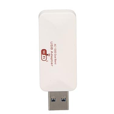 Imagem de aqxreight Adaptador USB WiFi USB3.0 Dual Band 1300Mbp de Alta Velocidade MU MIMO Soft AP Mode Adaptador WiFi Sem Fio para PC Desktop Laptop e Fornecendo de Alta Conexão para PC Duplo Este AC1300
