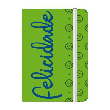 Imagem de Caderneta de anotações Felicidade - 13x21 - 80 folhas - sem pauta